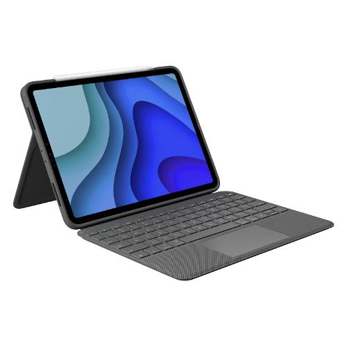 Logitech Custodia con tastiera IPAD Pro 11 4a Gen FOLIO TOUCH Grey 920 009748
