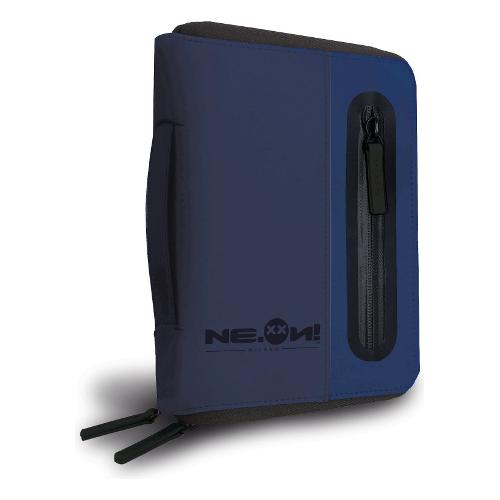 Neon Milano Porta blocco A4 RUBBER TECH Blu E2018221