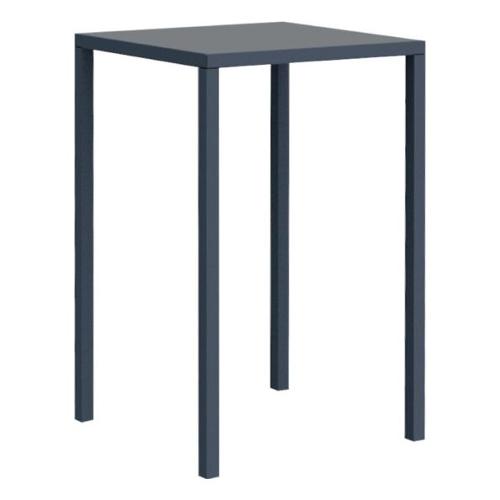 Vermobil Tavolo impilabile metallo QUATRIS Fisso Grigio antico (70x70x110cm) QT7070H AG