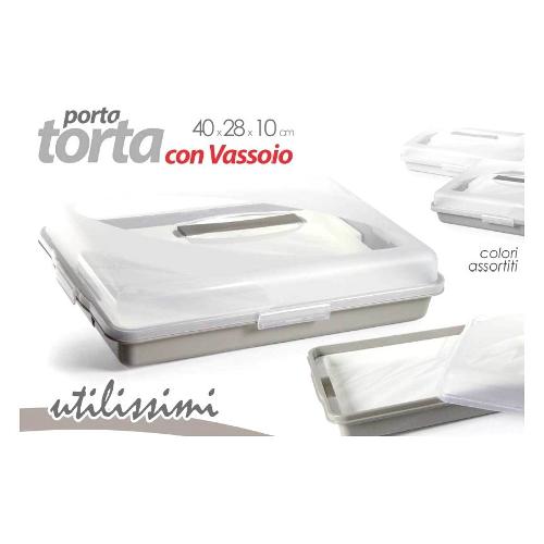 Gicos Porta torta (40x28cm) con coperchio Assortito 752292