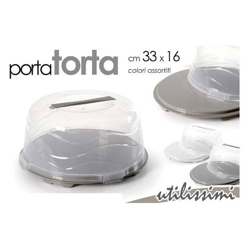 Gicos Porta torta (33cm) con coperchio Assortito 749384