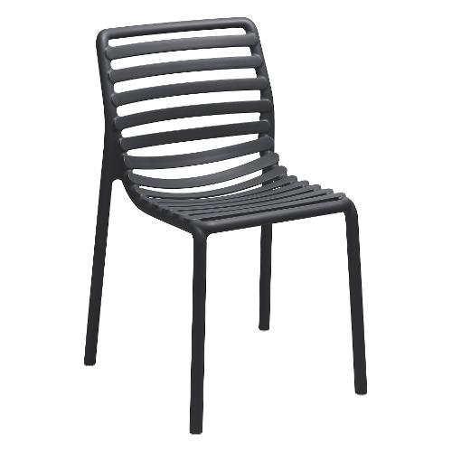 Nardi Sedia da esterno polipropilene DOGA Bistrot Antracite 40255 02 000