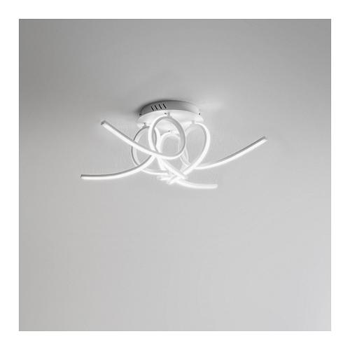 G.E.A. Luce Plafoniera TOSCA P4 3000K Bianco (21x60cm) FTOPC4 1 luce - LED - Max 60W