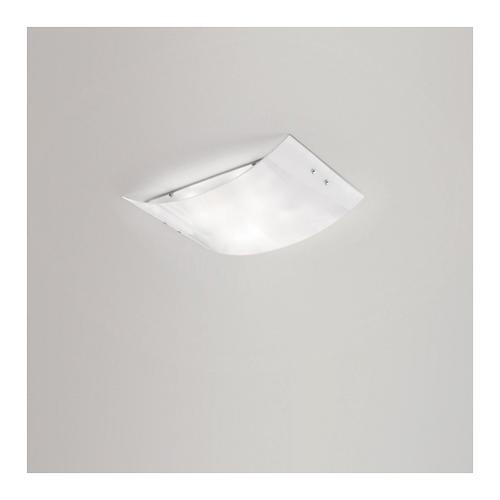 G.E.A. Luce Plafoniera MICHELA PP Bianco (32x9,5x23cm) FMIPB1 2 luci - E27 - Max 84W