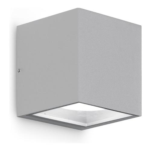 G.E.A. Luce Applique da esterno APO Grigio alluminio (10,8x10,8x11,5cm) GES171 2 luci - GX53 - Max 18W