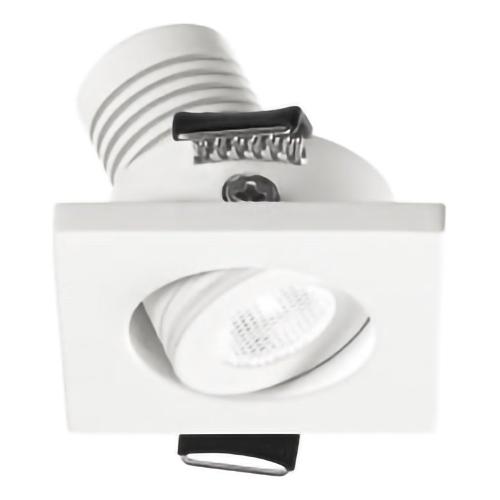 G.E.A. Luce Faretto incasso Bianco (4x4cm) GFA890N 1 luce - LED - Max 3W
