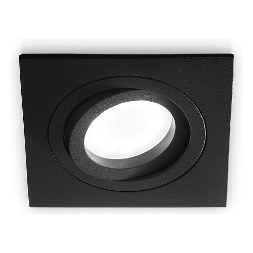 G.E.A. Luce Faretto incasso ZENIT Q Nero (9x9cm) GFA042 1 luce - GU10 - Max 50W