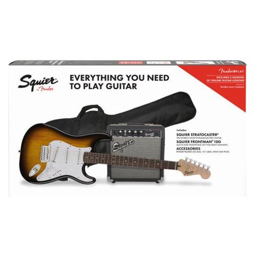 Squier By Fender Chitarra e amplificatore STRATOCASTER Squier Strat Pack Brown sunburst 0371823432