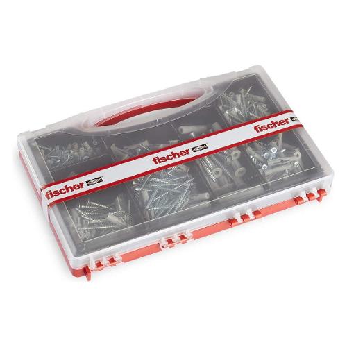 Fischer Set tasselli plastica con vite Kit Sos Casa 71080