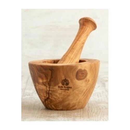 Arte Legno Spello Mortaio (10cm) con pestello legno Ulivo naturale PSN 10