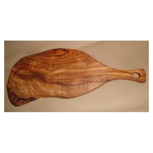Arte Legno Spello Tagliere Legno (25cm) irregolare con manico Ulivo naturale PLCT 0