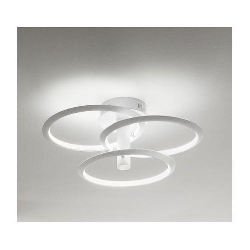 G.E.A. Luce Plafoniera Bianco satinato (65x60x24cm) Katrine P M Bianco 3 luci - LED - Max 180W