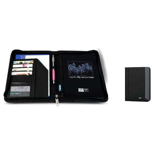 Niji Porta blocco A5 Dual (20x25,5cm) CITY TIME Nero 61504