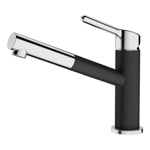 Franke Miscelatore lavello doccetta estraibile ORBIT Nero e Cromo 115 0623 057