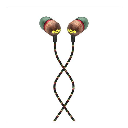 Marley Auricolari microfono filo SMILE Jamaica Rasta EM JE041 RAG