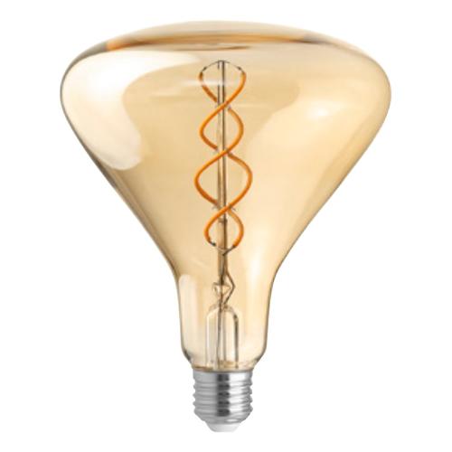 Ideal Lux Lampadina E27 led 4w sfera vetro vintage ambra luce calda