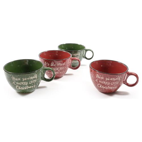 Mercury Tazza (11,5x7,5cm) da colazione CHRISTMAS Assortito 91236