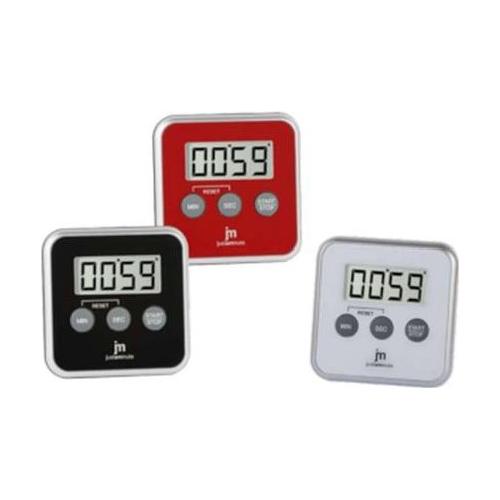 Lowell Timer cucina (8x1,5x8cm) JUSTAMINUTE Nero JT 5412N