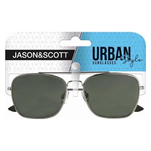 Jason&Scott Occhiali da sole Da Uomo URBAN STYLE Tg. Unica Cromato S5108