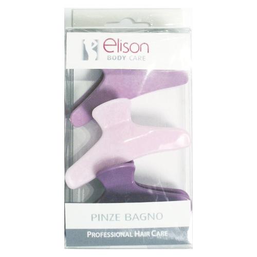Elison Pinza capelli Per Bagno 3 Pz assortito 13198
