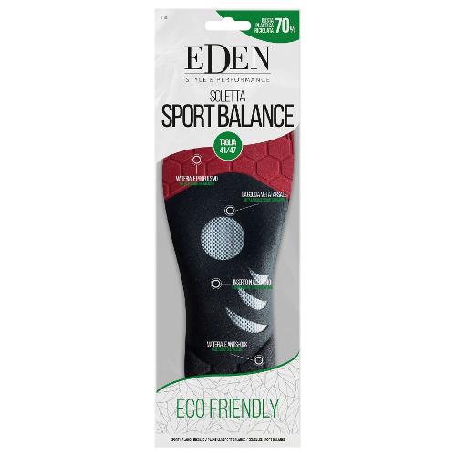Eden Solette 2 pz taglia 41/47 Sport Balance 11160
