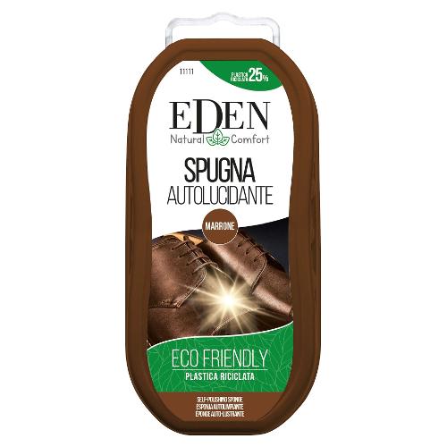 Eden Lucida scarpe spugna autolucidante Marrone 11111