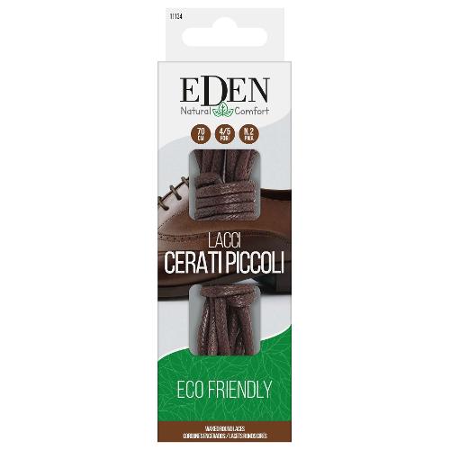 Eden Lacci scarpe (70cm) Modello Tondo Cerato 4 5 Fori Marrone 11134