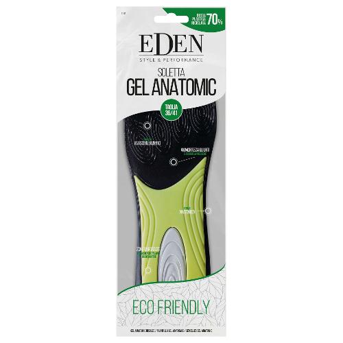 Eden Solette 2 pz taglia 36/41 Gel Anatomic 11157
