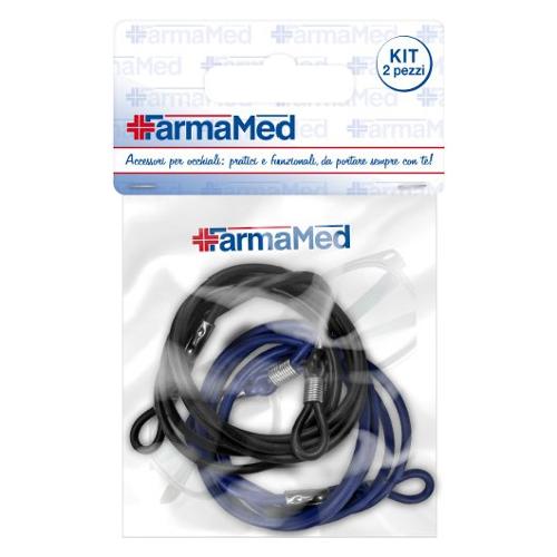 Farmamed Cordina occhiali Kit 2 Pz gomma Assortito 24457