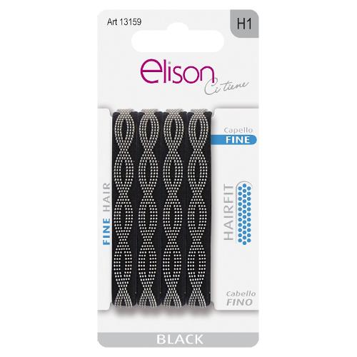Elison Elastico capelli Hairfit Nero 13101