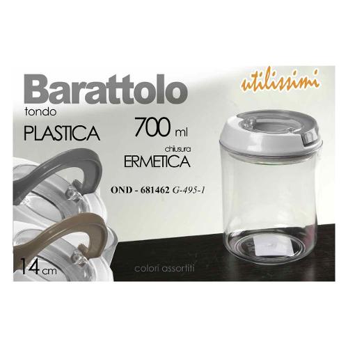 Gicos Barattolo plastica (700ml) Assortito 681462