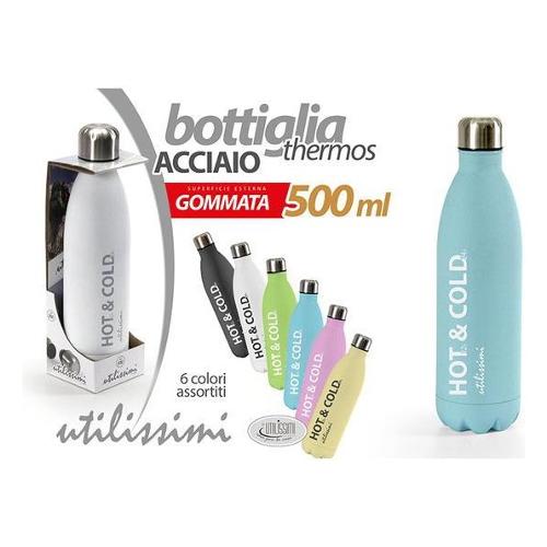 Gicos Bottiglia termica inox (500ml) Hot&Cold UTILISSIMI Assortito 814600