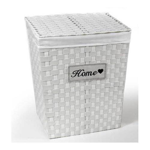 Gicos Porta biancheria Vimini (32x43cm) Bianco 794193