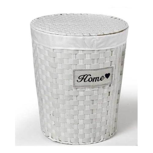 Gicos Porta biancheria Vimini (30x46cm) Bianco 794070