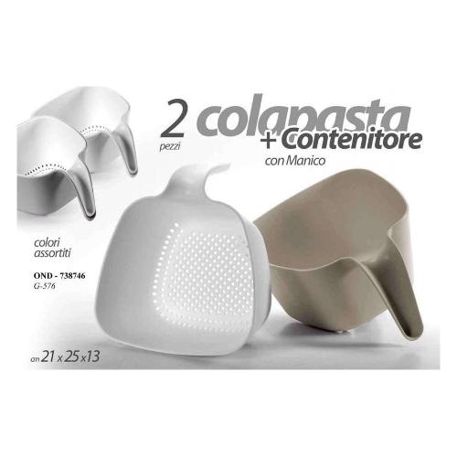 Gicos Set scolatutto con contenitore Assortito 738746
