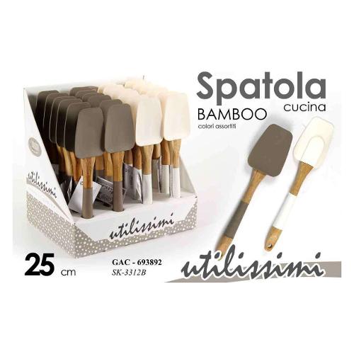 Spatola Cucina Silicone cm.21 3 Colori