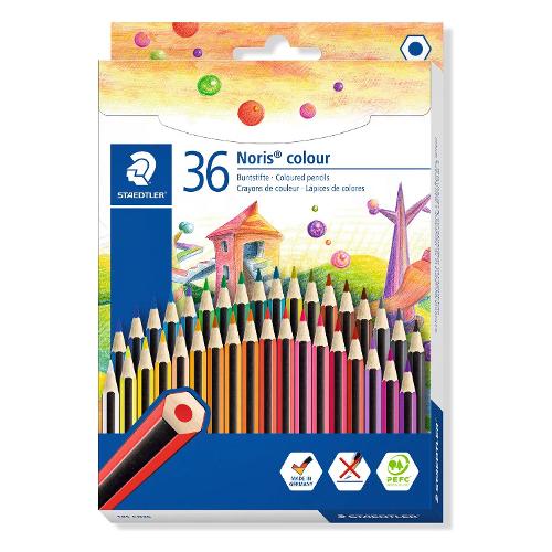 Staedtler Set matite colorate classiche sezione esagonale 36 pz Colori assortiti 185CD36