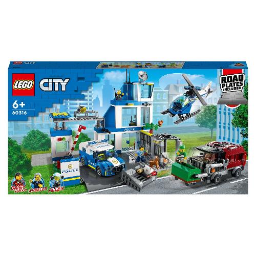 LEGO Stazione di Polizia ( 668 pz ) CITY POLICE 6-12a 60316