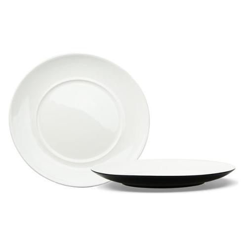 Cpo Piatto piano Porcellana (27cm) VENERE Nero e Bianco