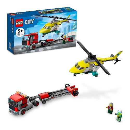 LEGO Trasportatore di Elicotteri di Salvataggio ( 215 pz ) CITY GREAT VEHICLES 60343