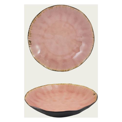 Ar.Ca. Piatto fondo Ceramica (23cm) ALTERNATIVE Rosa 56310