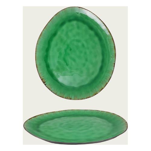Ar.Ca. Piatto piano Ceramica (29cm) Ovale ALTERNATIVE Acquamarina 56318