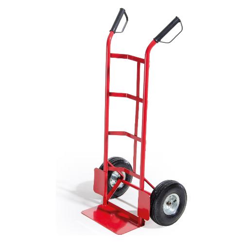 Carrello portacasse e sacchi Rosso portata max 150Kg 80