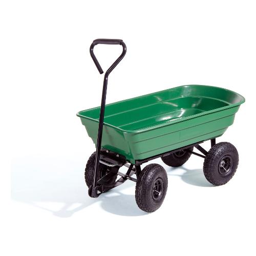 Carrello con vasca ribaltabile Verde e Nero portata max 250Kg 80 4