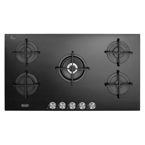 De Longhi Piano cottura gas 5 zone LIFE Nsl 590 Nc Black (90cm)