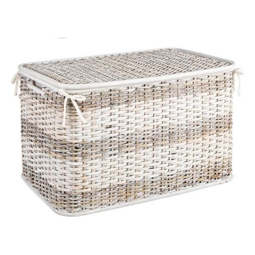Yes Everyday Cesto Bamboo (66x40x43cm) STACY Bianco e Natural 040239403
