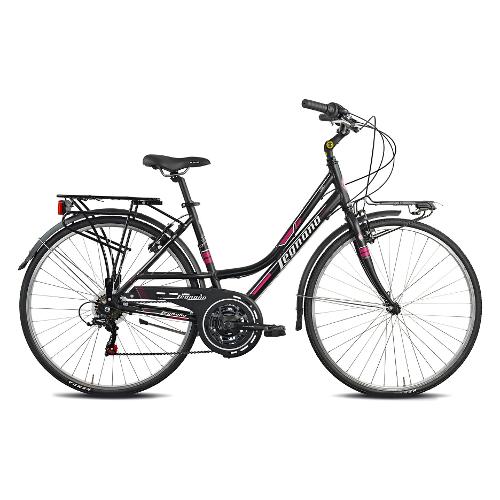 Legnano City Bike ( 21 vel ) 28" LERICI Alluminio Nero e Fucsia Tg. 48 22L431