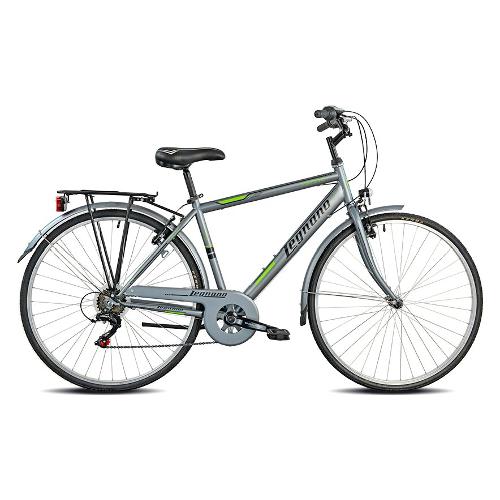Legnano City Bike acciaio ( 6 vel ) 28" PORTOFINO Grigio e Verde 22L485 (taglia 50 )