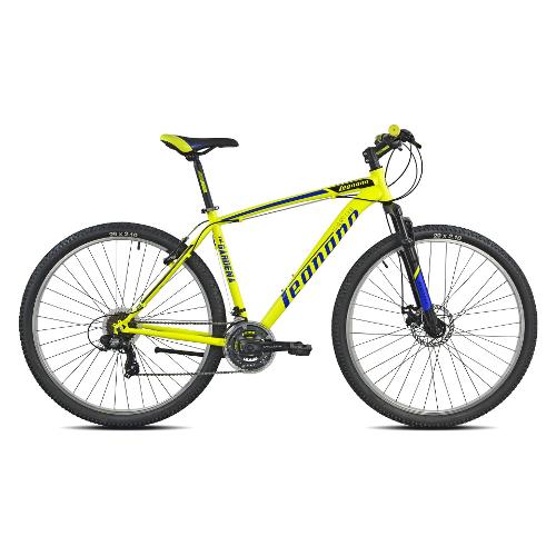 Legnano Mountain Bike acciaio ( 21 vel ) 29" GARDENA Giallo e Blu L730 (taglia 45 )