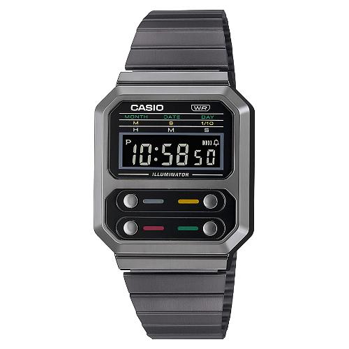 Casio Orologio VINTAGE Edgy Grey A100WEGG 1AEF